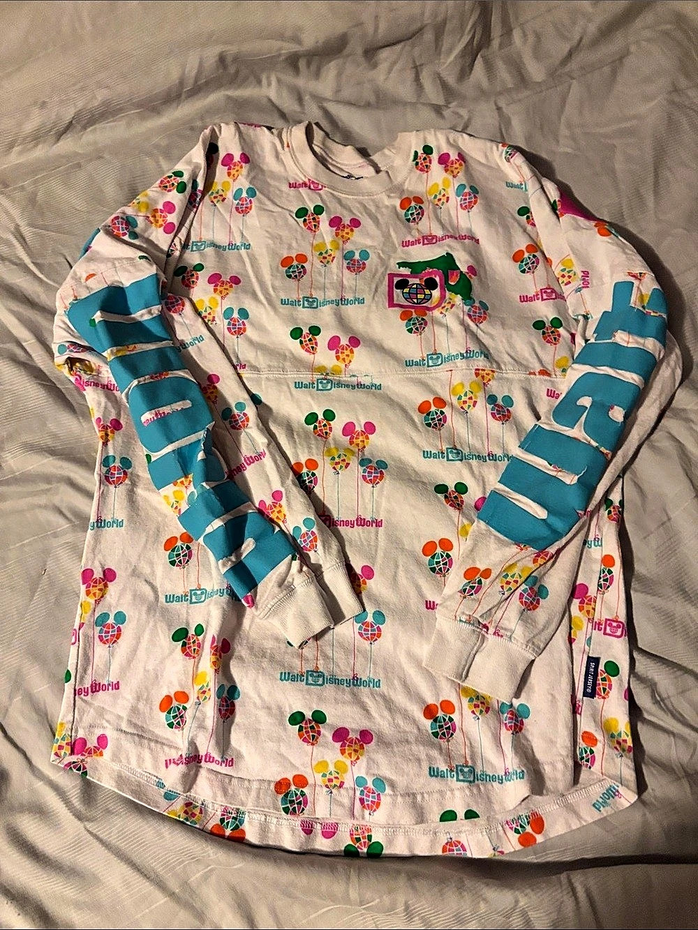Disney Vault Collection 50 Spirit Jersey White & Pink Womens Small
